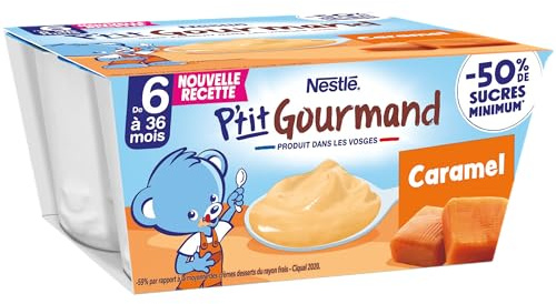 NESTLÉ BÉBÉ - P'TIT GOURMAND CARAMEL DES 6 MOIS 4X100G