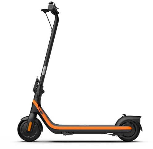 Segway-Ninebot C2 E Kinder E-Scooter – Kids E-Scooter (6-12 Jahre, bis zu 16 km/h, 7 Zoll Reifen, LED-Beleuchtung, klappbar, Schwarz) by Segway