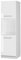 Vicco Oven housing cabinet Fame-Line, White High Gloss/White, 60 cm with open shelf