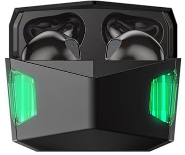 Lenovo Original Gaming Thinkplus LivePods GM5 True Wireless Bluetooth Connected Earbuds In Ear Headphones (Black)