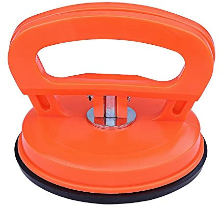 Ausbeulwerkzeug,Dellen Reparaturset Auto Karosserie-Zähne Reparatur Entfernen Dellen Werkzeuge für den Auto-Dent Puller Starke Saugnapf-Auto-Inneneinrichtungen (Color : Orange plastic)