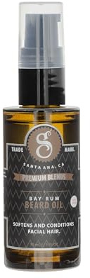 Suavecito Aceite para barba Premium Blends Bay Rum, Nutre y suaviza la barba y la piel. Aroma clásico a Bay Rum. Fórmula ligera. Favorece el crecimiento saludable de la barba y reduce la picazón,30ml