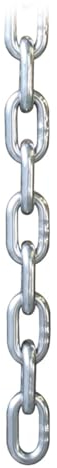 Rundstahlkette kurzgliedrig Ø 6 mm Edelstahl V4A Kette Edelstahlkette kurzgliedrig DIN 766 DIN766 Rundgliederkette Stahlkette Ankerkette Absperrkette VA A4 Rohr 1 Stück AISI316 AISI 316 Boot