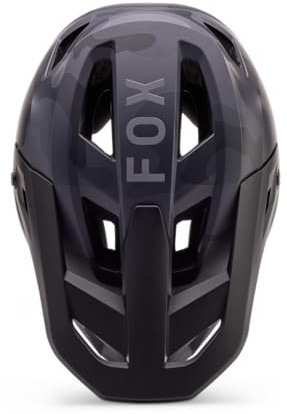 Fox Racing Rampage CAMO CE/CPSC MTB Helm – leichte ABS-Schale – 360° Belüftung – MIPS Technologie – verstellbares Visier – GoPro Halterung – Black Camo, Größe: S