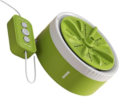 lmoikesz Mini lavadora práctica con protección de apagado automático, minilavadora portátil, fuente de alimentación Usb, verde