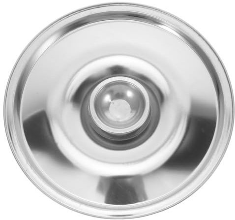 LABRIMP 14cm Stainless Steel Seasoning Pot Cover Universal Pot Lid for 14cm Pan Explosion-Proof Kitchen Cover for Protecting Seasonings Easy Clean Home Cooking Accessory