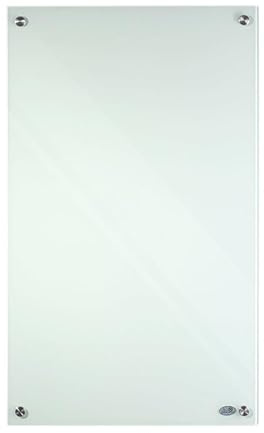 Könighaus Glas Infrarotheizung 450 Watt - Thermostat | Farbe: Milchglas, 5-12 m², Glasoberfläche, hochwertige Elektroheizung