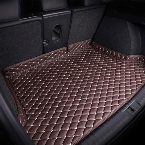 ELNas Auto Kofferraummatte, für Cupra Formentor 2020-2023 wasserdichte rutschfeste Trunk Mat Hoher Rand - Kofferraum Schutzmatte Zubehör,E Coffeestyle