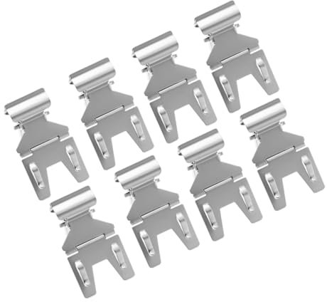 DIYEAH 8stücke Metall Karten Clips Für Preisschilder Namenskarten Und Werbeanzeigen Für Geschäfte Restaurants Und Hochzeiten Platzsparend Und Leicht Zu Transportieren