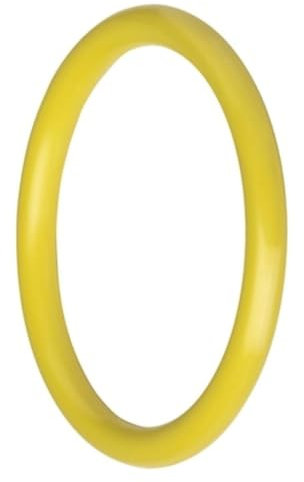 DSTOCK60 100 Stück Dichtringe 35 mm HNBR Gas für O-Ring-Crimpverbindungen gelb
