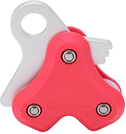 Culnflun Tauchseil-Retraktor, Riemenscheibe aus Aluminiumlegierung, Tauchbojen-Seil-Retraktor, effizientes Tauchzubehör für Taucher (Pink)