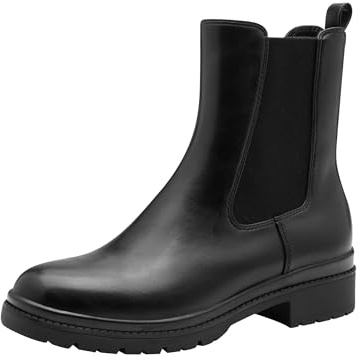 Tamaris Bottines Chelsea pour femme 1-25428-43 - Noir Glam - Taille 40 EU, Black Glam, 40 EU