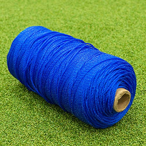 TITAN Heavy Duty Line Marking Twine for Grass Sports Pitches | 200m or 330m Durable Polyethylene String on Roll for Accurate Pitch Layouts (Blue (2mm Thick) - 330m Spool)