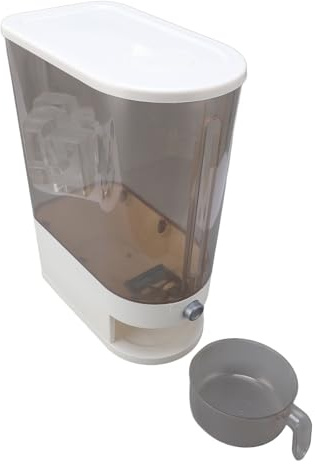 Fabater Rice Dispenser PP Sealed Dry Feed Storage Cereal Container Container Space Saving Storage for Pantry Kitchen Organization, Versatile Options for Home and Commercial Cards (Style 2)