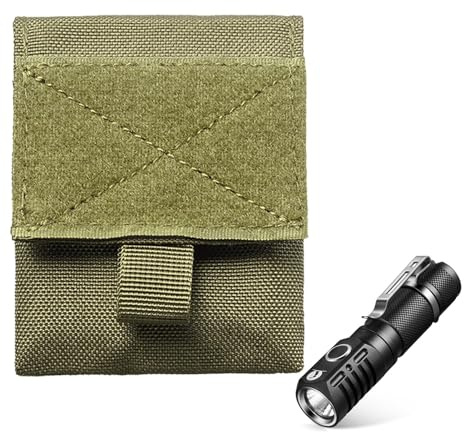 Utility Gadget Pouch - 3,54 x 3,15 x 1,38 pulgadas Organizador de cintura bolsa de nailon, paquete delgado de teléfono de nailon, accesorio de viaje multiusos, bolsa de exterior para hombres, playa