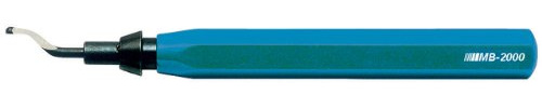 Shaviv 29092 MB2000 Uniburr - Utensile per sbavature con resistente lama E100 in HSS, blu