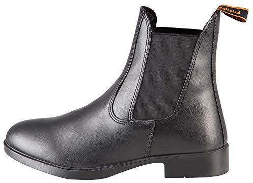PFIFF 100374 Jodhpurstövletter med läderutseende, stövletter av konstläder, för barn, kvinnor och män, svart, 41