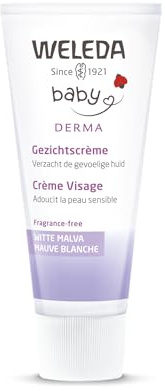 Weleda Baby Derma Face Cream, White Mallow, 1.7 Fl Oz