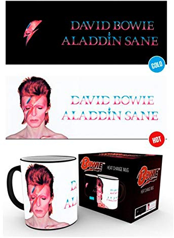 GB Eye Mug céramique David Bowie Aladdin Sane Couleur Changeante Selon la Chaleur 15 x 10 x 9 cm