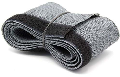 1m Flex Kabelschutz Kabelschlauch Klettverschluss grau Gewebeschlauch [Ø20mm]