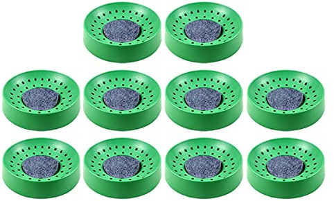 MagiDeal Set of 10 Plastic Pigeon Nest - Bird Egg Nest-Dove Basin Nest Bowl,Breeding Hatching Nest,Reusable Bird Nesting Bowls for Home & Farm Pigeons