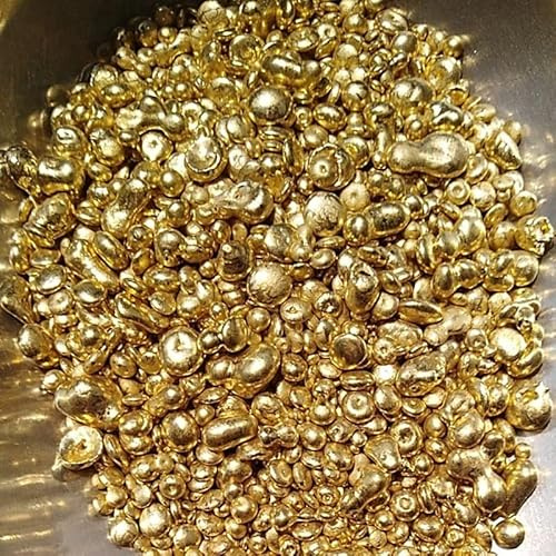 Aurorad 25g 50 g 100 g 500 g 1000 g H65 Messingnugget -Partikel DIY Metall Material (Size : 500gram)