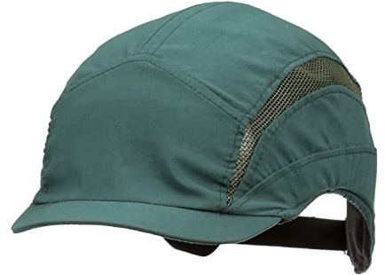 3M™ First Base™ 3 Casquette antiheurt 2030595, Classic, vert foncé, visière micro, 25 mm