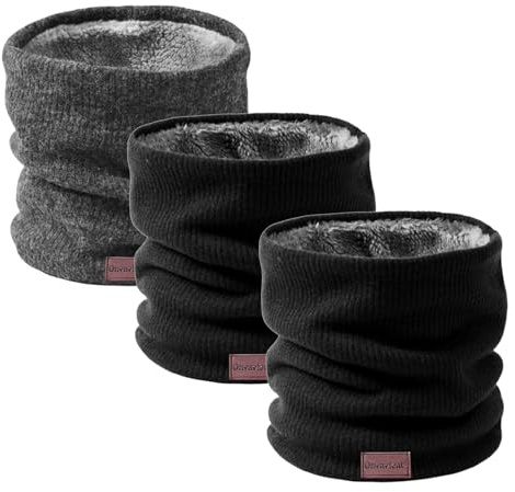 Onvavient Sjal herr vinter, vinter halsslang skidåkning, tubhalsduk halsduk halsvärmare ansiktshalsduk fleece loop halsduk män kvinnor, varm tjock tubhalsduk halsvärmare sport motorcykel cykel