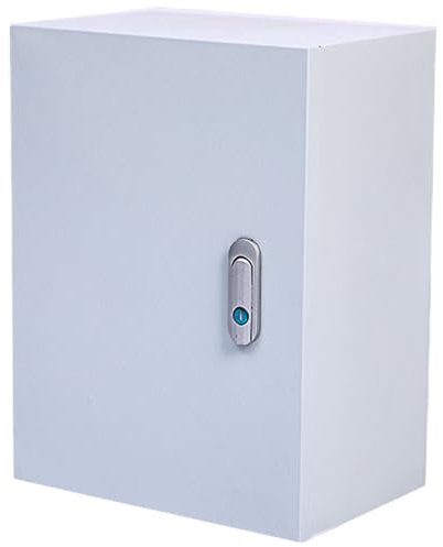 Electrical Junction Box 10x12x6in Sturdy Steel Wall Mounted Enclosure for Indoor Outdoor Wiring, Metal Charging Station Dustproof Electrical Connection Box