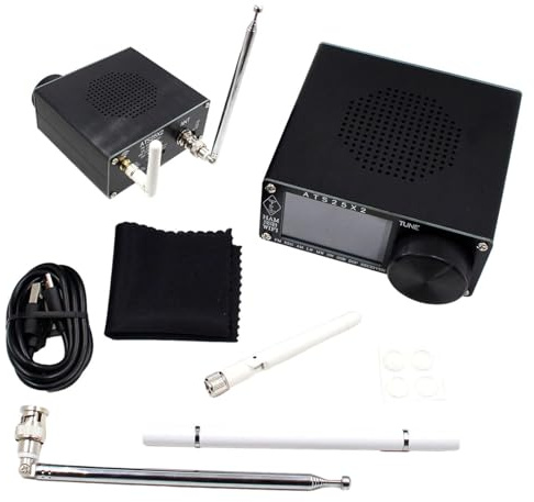 ATS-25X2 Shortwave Radio, receptor de radio de onda corta - Red de configuración wifi todo receptor de radio de banda | Tocando la pantalla de visualización, potente onda corta recibe para los amantes