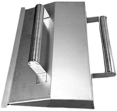 Holibanna Llana de Acabado Inoxidable Herramienta de Enlucido Paredes Pintura Ergonómico y Resistente