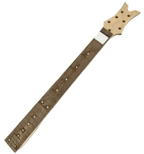 Gitarrenhalsersatz Professioneller E Gitarrenhals 24 Bünde Ahorn Palisander DIY Teil Unvollendet