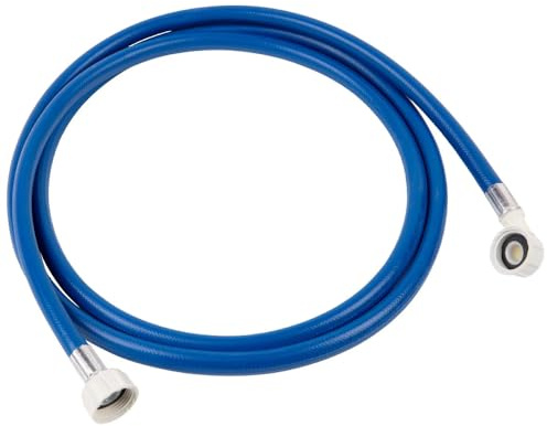 JD Brands Universal Washing Machine and Dishwasher Cold Water Inlet Hose [1.5m / 2.5m / 3.5m] | Cold Fill Feed Pipe with 3/4 Inch BSP Fittings | Compatible with Most Main Brands (2.5m)