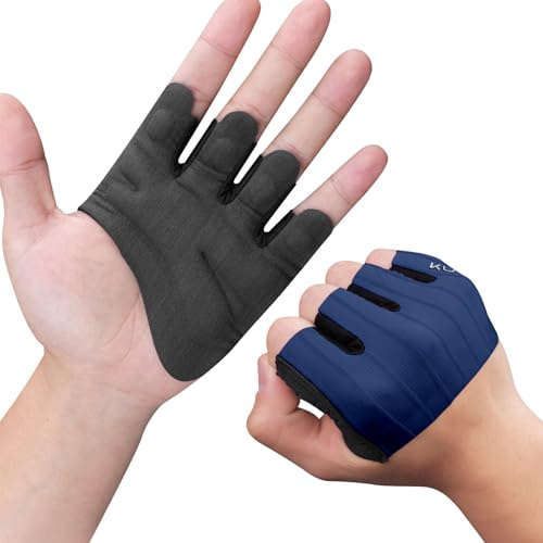 KUTOOK Trainingshandschuhe Herren Einteilige Super rutschfeste Atmungsaktive Hoch Elastische Sporthandschuhe Damen für Krafttraining Gewichtheber Fahrrad Bodybuilding FC159