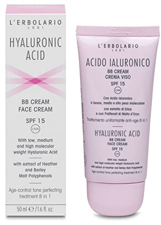 L'Erbolario BB Creme 8 in 1, LSF 15, 1er Pack (1 x 50 ml)