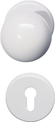 Rosetten-Drückergrt.111.23R/123.23R/305.23R/306.23 PZ TS38,1-48mm reinweiß