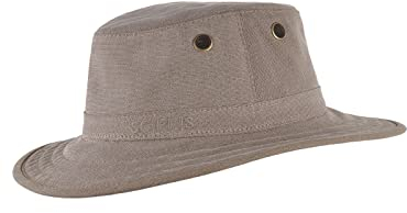 Explorer – Outdoorhut aus Baumwolle mit UPF50+ Sonnenschutz | Atmungsaktiver Sonnenhut mit Lüftungsnetz & Geheimfach | Knautschbar & robust für Abenteuer (DE/NL/SE/PL, Numerisch, 54, 55, Braun)