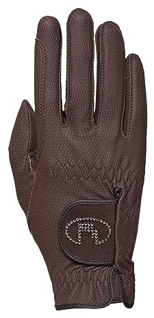Roeckl Sports Lisboa Gants d'équitation d'été pour Femme Moka 6,5