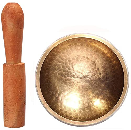 GGMWDSN Cuenco Tibetano - Juego de Cuencos Tibetanos para Cantar Silent Mind de 8 Cm, Ideal para MeditacióN Consciente, RelajacióN, Alivio del EstréS y La Ansiedad, Yoga, Zen, Regalo Espiritual