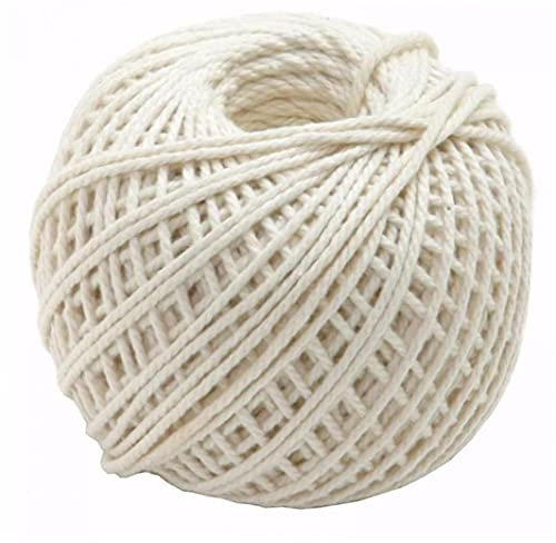 TOSSPER 110 Pies De Cuerda De Algodón De Cocina Butcher Cadena Cordel para Crafts Atar La Carne De Salchicha Hacer