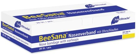 Meditrade 9814 BeeSana Nasenverband mit Ohrschlaufen, 20 Stück