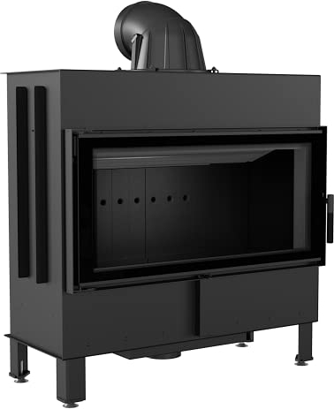 KRATKI Lucy Holzkamineinsatz Lufteinlass BImSchV 2 konform Stahl Thermotec Auskleidung Glasscheibe linksseitig 16 kw 120,3x99,9 cm Thermischer Wirkungsgrad 81