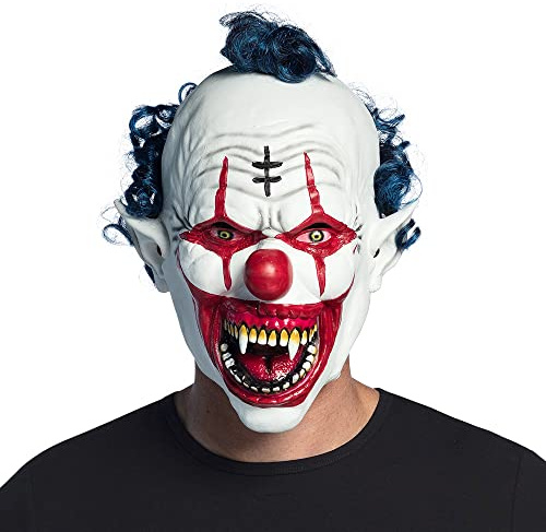 Boland - Gruselige Latex Maske für Erwachsene | Gesichtsmaske für Horror Kostüme, Karneval, Halloween und Mottoparty, Zombie, Killer Clown, Teufel