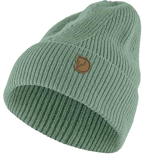 FJALLRAVEN 78143-614 Directional Rib Beanie Hat Unisex Patina Green Größe OneSize
