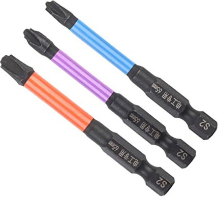 Punta per cacciavite a croce con intaglio speciale magnetico per elettricista PH1 PH2 PH3 65mm, punte per cacciavite elettrico a testa incrociata