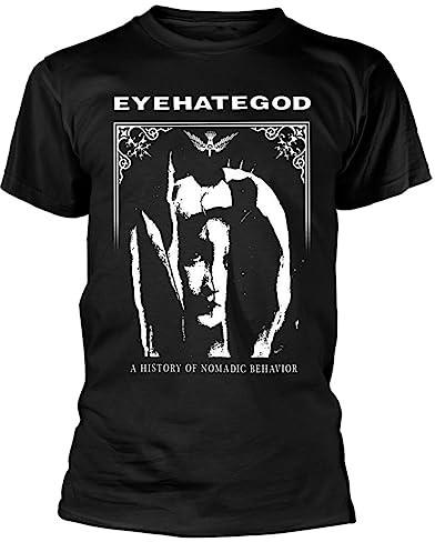 Razamataz Eyehategod 'A History of Nomadic Behavior' (Black) T-Shirt (as8, Alpha, l, Regular, Regular)