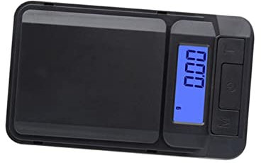 MAGICLULU Digitale Miniwaage Tragbar Elektronische Waage Klein Schwarz Hochpräzise Taschenwaage Für Schmuck Und Tee Genauigkeit Mit Tara-funktion