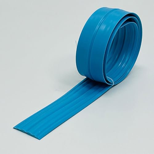 3.3ft Wall Corner Protector,Flexible Vinyl Corner Moulding Trim Caulk Strip,Self Adhesive Wall Corner Guard&Edge Protector, Peel And Stick Molding Trim For Wall Edge Corner, Ceiling, C(Color:sky blue)