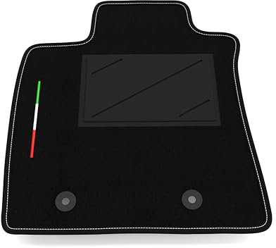 Automatte nur auf der Fahrerseite, 1 Stück, kompatibel mit Toyota Avensis 2012-2024 | 1 maßgeschneiderter Teppich, Italien-Flagge