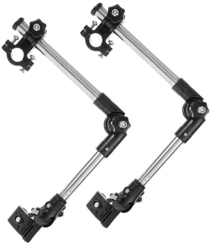 ARTSEWPLY 2pcs Umbrella Holder for Bike and Electric Umbrella Clamp Easy to Install Suitable for Strollers and Wheelchairs Fit for Outdoor Use